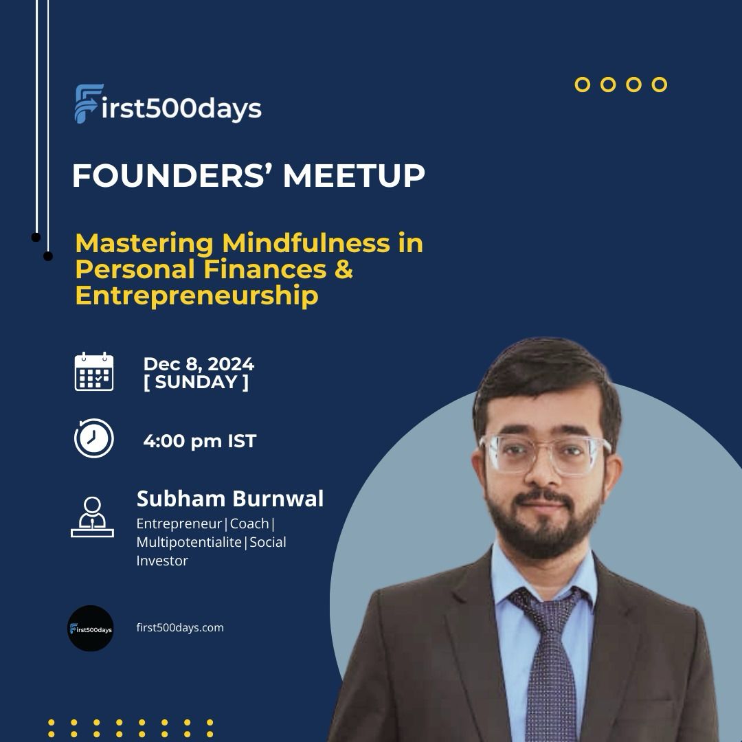 Founders Meetup with Subham