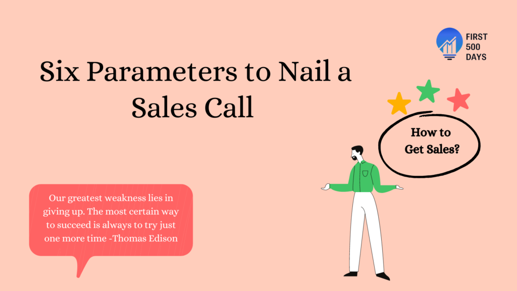 Six Parameters to Nail a Sales Call