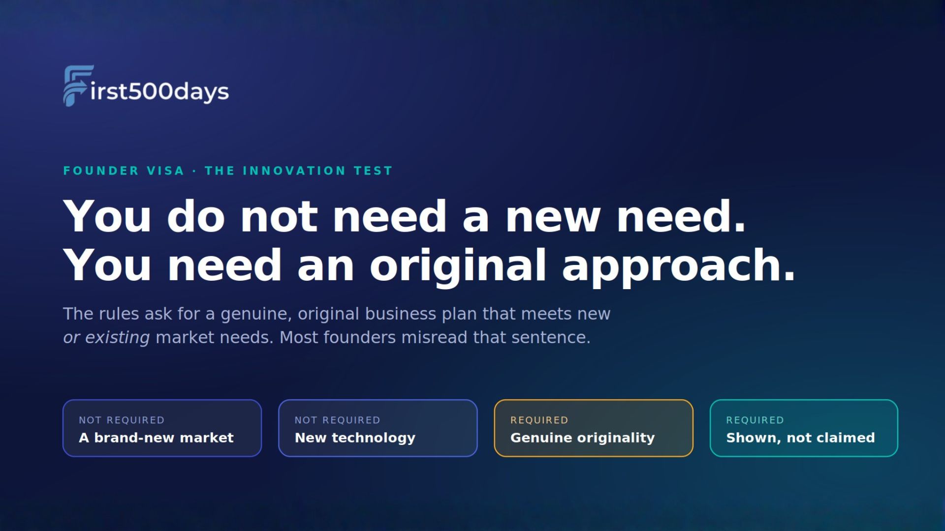 What “Innovation” Means to an Endorsement Body (With Examples That Passed and Failed)