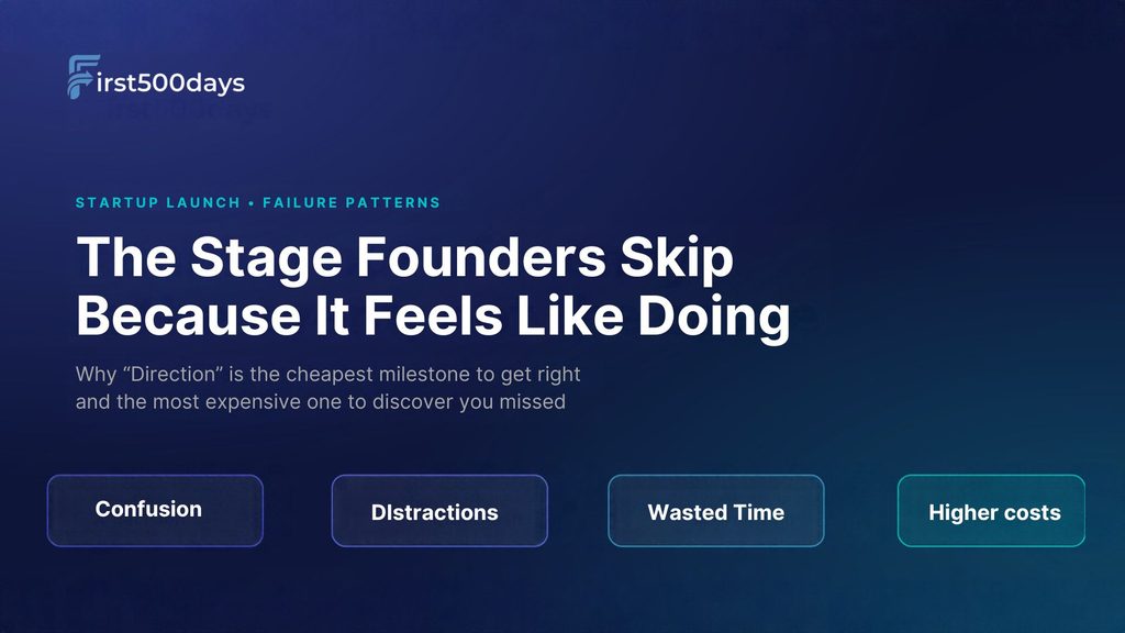 The Stage Founders Skip Because It Feels Like Doing